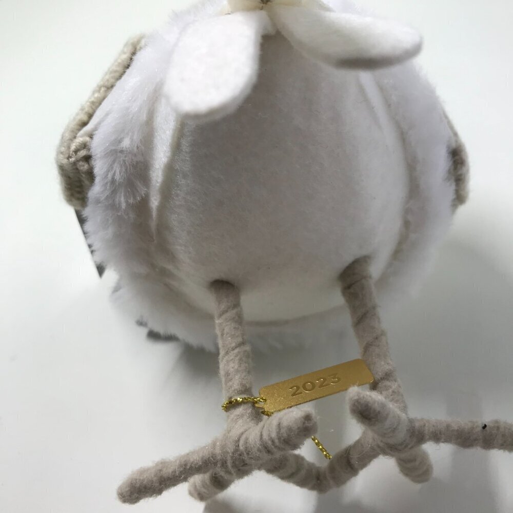 NWT Target Wondershop Featherly Friends Fabric Bird "COVE" with knit hat - Picture 7 of 10